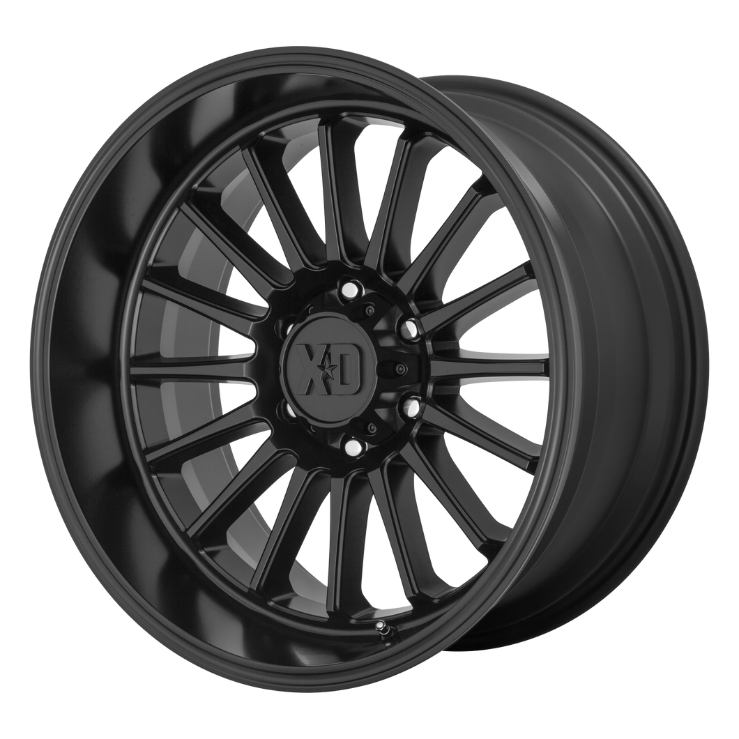 20x9 8x180 XD Series Offroad Wheels XD857 Whiplash Satin Black 0 offset 124.2 hub