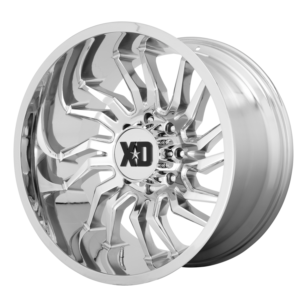 20x10 8x180 XD Series Offroad Wheels XD858 Tension Chrome -18 offset 124.2 hub