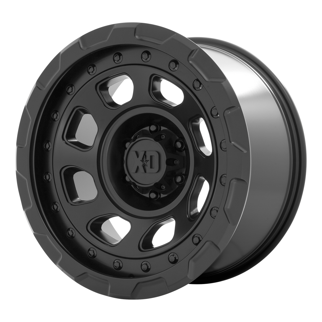 20x9 6x139.7 XD Series Offroad Wheels XD861 Storm Satin Black 18 offset 106.1 hub