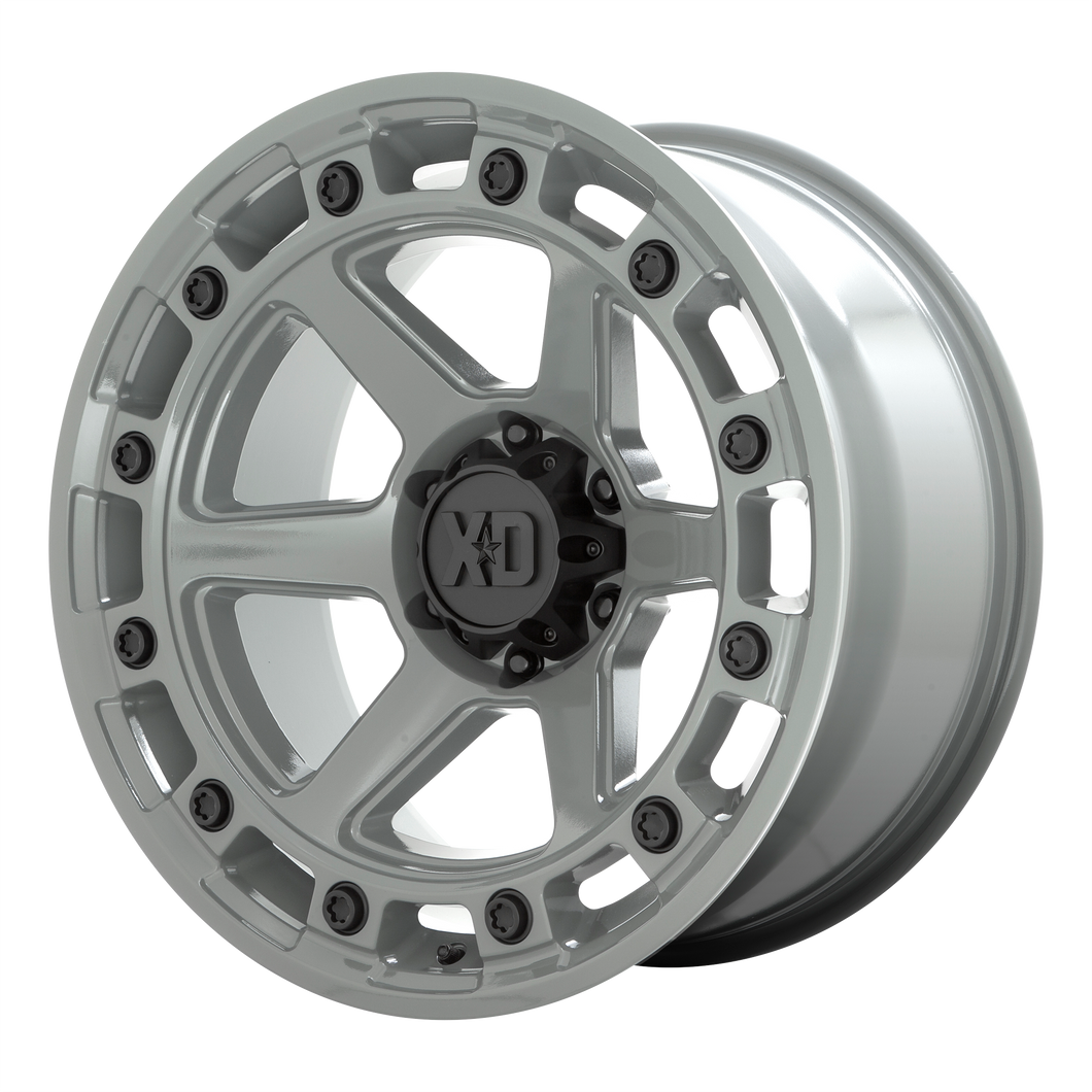 17x9 6x139.7 XD Series Offroad Wheels XD862 Raid Cement 0 offset 106.1 hub