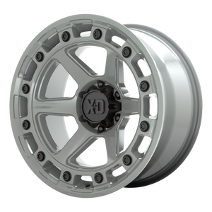 20x10 6x135 XD Series Offroad Wheels XD862 Raid Cement -18 offset 87.1 hub