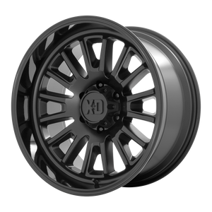 20x10 8x180 XD Series Offroad Wheels XD864 Rover Satin Black With Gloss Black Lip -18 offset 124.2 hub