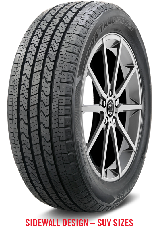 LT265/70R17/10 Hercules Tires Terra Trac Cross-V  Tires 121/118R  Touring All Season