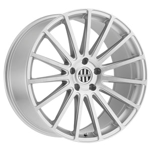 18x11 5x130 Victor Equipment Wheels Lemans Hyper Silver With Mirror Cut Lip 36 offset 71.5 hub