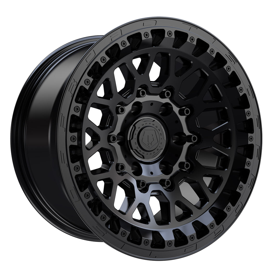 17x9 TIS Wheels 555SB 6x135 -12 Offset 87.1 Hub Satin Black