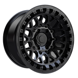 17x9 TIS Wheels 555SB 5x5 -12 Offset 71.5 Hub Satin Black