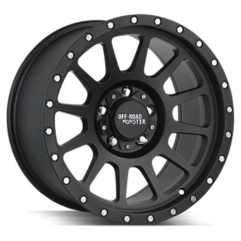 18x9 Off Road Monster Wheels M10 5x127 -44 ET 78.1 hub - Flat Black