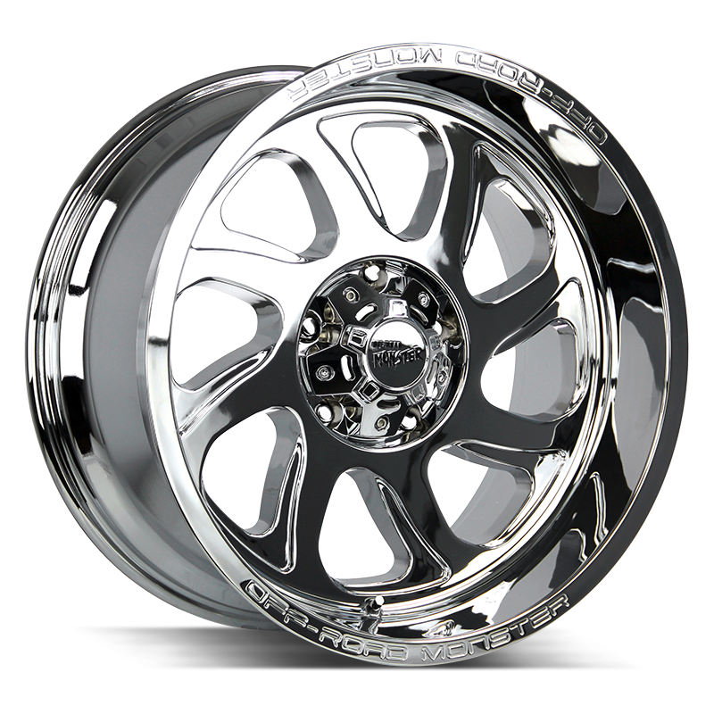 22x12 Off Road Monster Wheels M22 6x135 30 ET 87.1 hub - Chrome