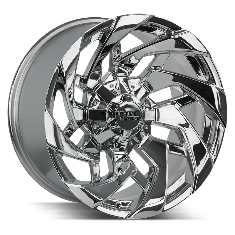 22x12 Off Road Monster Wheels M24 BLANK 18 ET 78.1 hub - Chrome