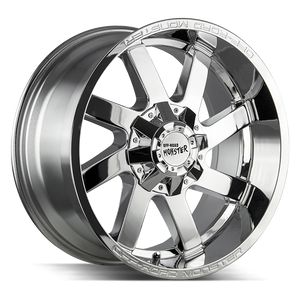 24x12 Off Road Monster Wheels M80 6x139.7 15 ET 106.4 hub - Chrome