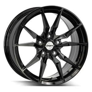 17x7.5 Shift Wheels Blade 5x114.3 35 ET 72.6 hub - All Gloss Black