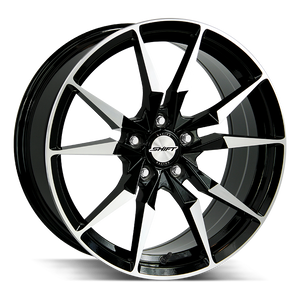 17x7.5 Shift Wheels Blade 5x112 15 ET 66.6 hub - Gloss Black Machined