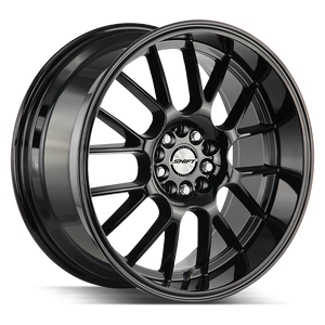 18x8.5 Shift Wheels Crank 5x114.3 38 ET 73.1 hub - All Gloss Black