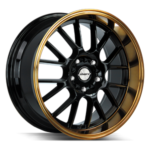 18x8.5 Shift Wheels Crank 5x100 15 ET 73.1 hub - Black Bronze Lip