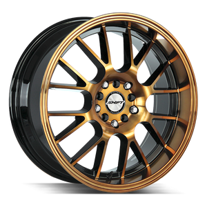 18x8.5 Shift Wheels Crank 5x100 15 ET 73.1 hub - Black Machined Bronze