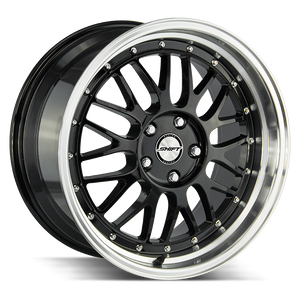 18x9 Shift Wheels Flywheel 5x100 35 ET 73.1 hub - Gloss Black Polished Lip