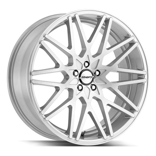 22x9 Shift Wheels Formula 5x112 35 ET 73.1 hub - Brushed Face Silver