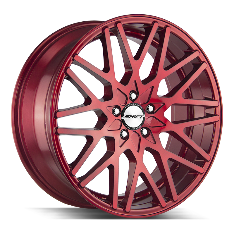 18x8 Shift Wheels Formula 5x114.3 32 ET 73.1 hub - Candy Red