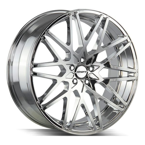 18x8 Shift Wheels Formula 5x100 30 ET 73.1 hub - Chrome