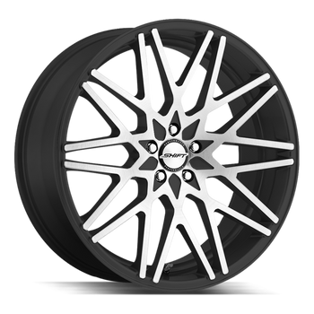 22x9 Shift Wheels Formula BLANK 35 ET 73.1 hub - Gloss Black Machined