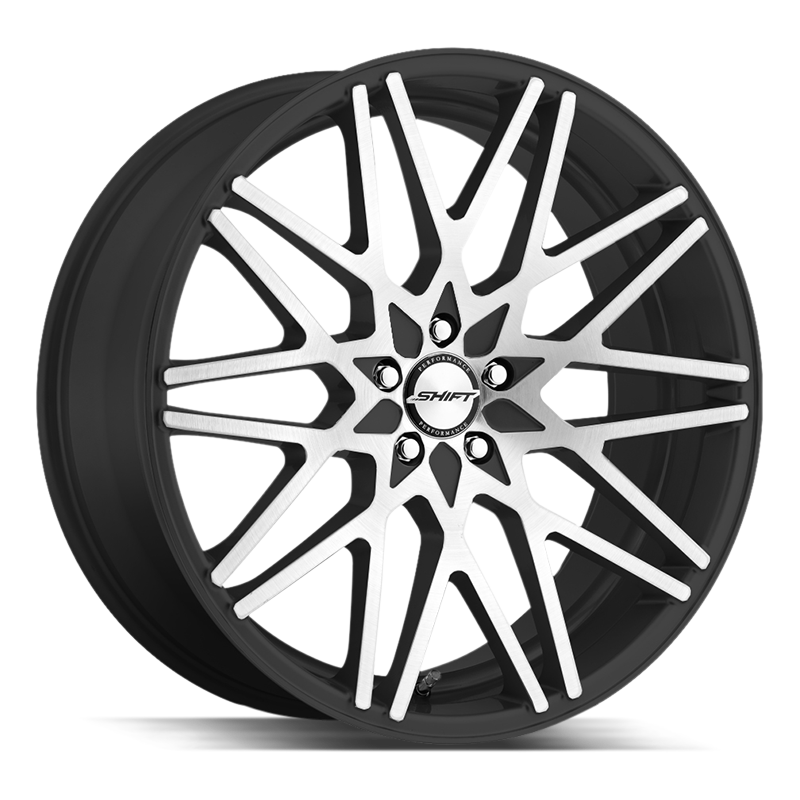 18x8 Shift Wheels Formula 5x114.3 32 ET 73.1 hub - Gloss Black Machined