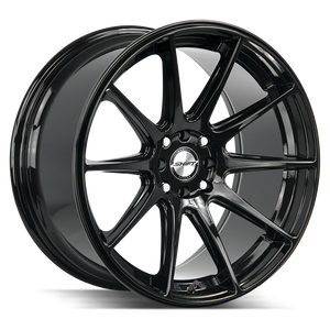 17x8.75 Shift Wheels Gear 5x100 -44 ET 73.1 hub - All Gloss Black