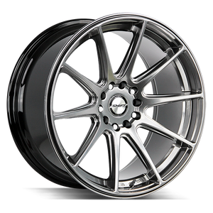 17x8.75 Shift Wheels Gear 5x100 -44 ET 73.1 hub - Platinum Silver