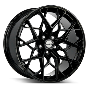 20x8.5 Strada Wheels Perfetto 5x108 35 ET 72.6 hub - All Gloss Black
