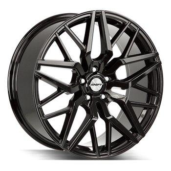 20x8.5 Shift Wheels Spring BLANK 35 ET 73.1 hub - All Gloss Black