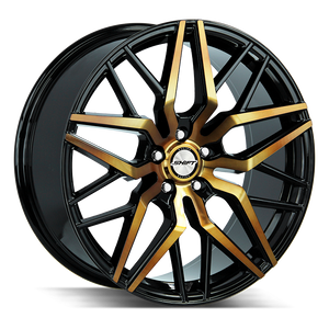 22x9 Shift Wheels Spring 5x114.3 -19 ET 74.1 hub - Black Machined Bronze