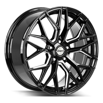 20x8.5 Shift Wheels Spring 5x114.3 35 ET 73.1 hub - Gloss Black Milled