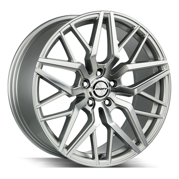 18x8 Shift Wheels Spring 5x114.3 -44 ET 73.1 hub - Silver Machined