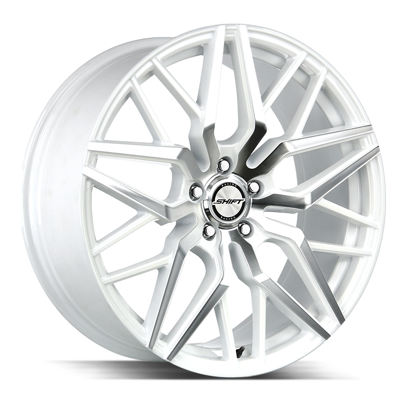 20x8.5 Shift Wheels Spring 5x114.3 -19 ET 73.1 hub - White Machined