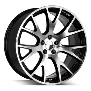 20x9.5 Strada OE Replica Wheels Hellcat 5x115 24 ET 71.6 hub - Gloss Black Machined