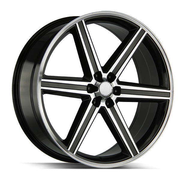 22x8.5 Strada OE Replica Wheels Iroc 5x114.3 18 ET 72.6 hub - Gloss Black Machined