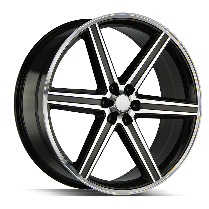 22x8.5 Strada OE Replica Wheels Iroc 5x114.3 18 ET 72.6 hub - Gloss Black Machined