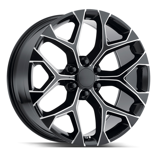 26x10 Strada OE Replica Wheels Snowflake 6x139.7 26 ET 78.1 hub - Gloss Black Milled