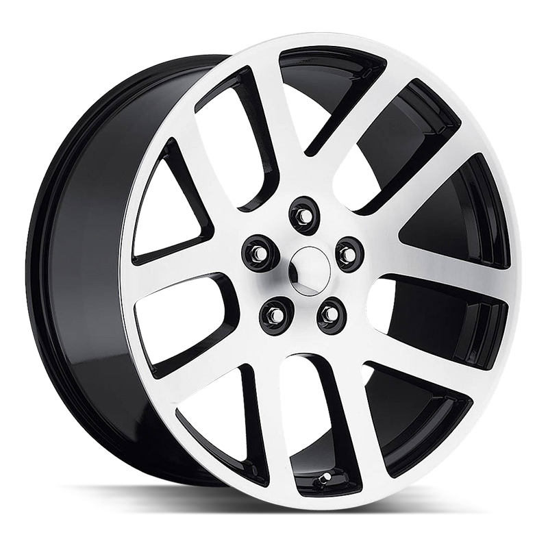 22x9 Strada OE Replica Wheels Srt10 5x115 40 ET 75.1 hub - Gloss Black Machined