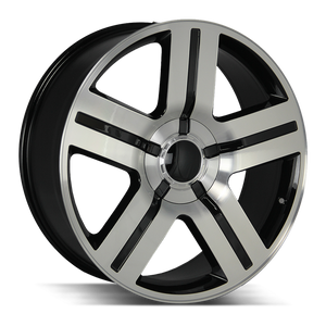 24x10 Strada OE Replica Wheels Texas Edition BLANK 15 ET 78.1 hub - Gloss Black Machined