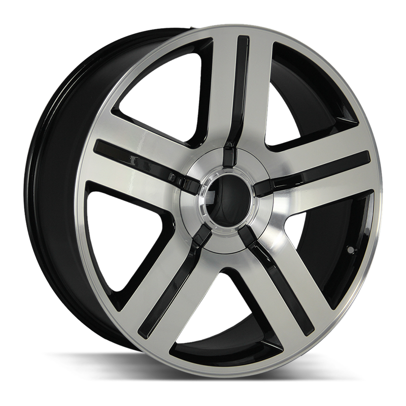 24x10 Strada OE Replica Wheels Texas Edition BLANK 15 ET 78.1 hub - Gloss Black Machined