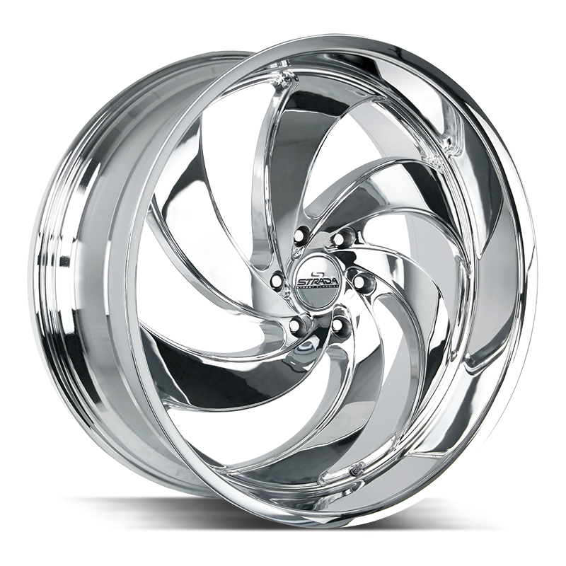 26x10 Strada Street Classic Wheels Retro 6 6x139.7 26 ET 106.4 hub - Chrome