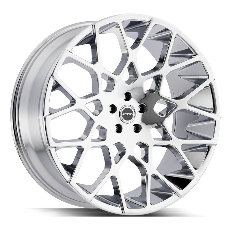 24x10 Strada Wheels Buca 6x139.7 24 ET 87.1 hub - Chrome