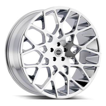 22x9.5 Strada Wheels Buca 6x139.7 35 ET 87.1 hub - Chrome