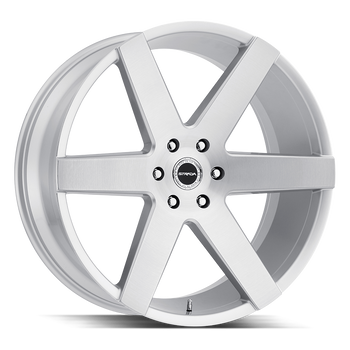 24x10 Strada Wheels Coda 5x150 28 ET 110 hub - Brushed Face Silver