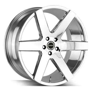 20x8.5 Strada Wheels Coda 5x115 15 ET 72.6 hub - Chrome