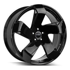 22x9 Strada Wheels Coltello 5x114.3 35 ET 72.6 hub - All Gloss Black