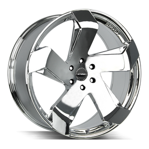 20x8.5 Strada Wheels Coltello 5x112 40 ET 72.6 hub - Chrome