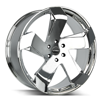 24x10 Strada Wheels Coltello 6x139.7 24 ET 87.1 hub - Chrome