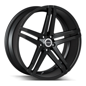 20x8.5 Strada Wheels Domani 5x114.3 30 ET 72.6 hub - All Gloss Black