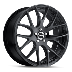 20x8.5 Strada Wheels Fuso 5x112 15 ET 72.6 hub - All Gloss Black